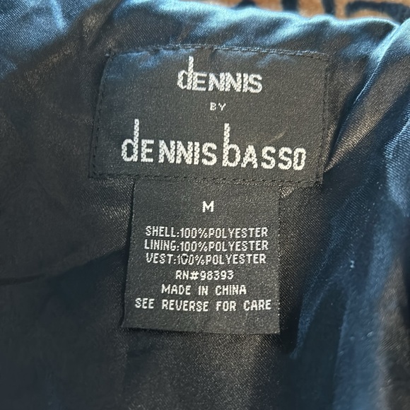 Dennis Basso leopard faux fur cape jacket - Picture 12 of 14